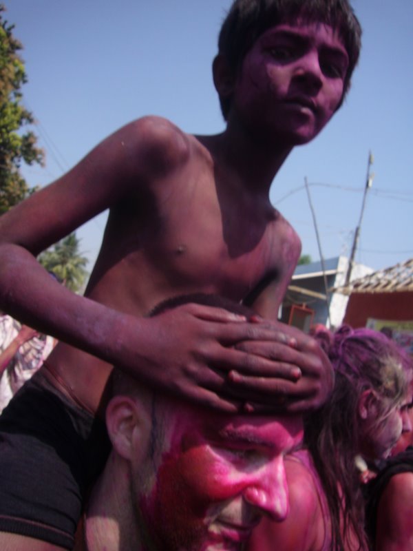 India 2010 - Hampi - Virupapur Gaddi - Holi Festival